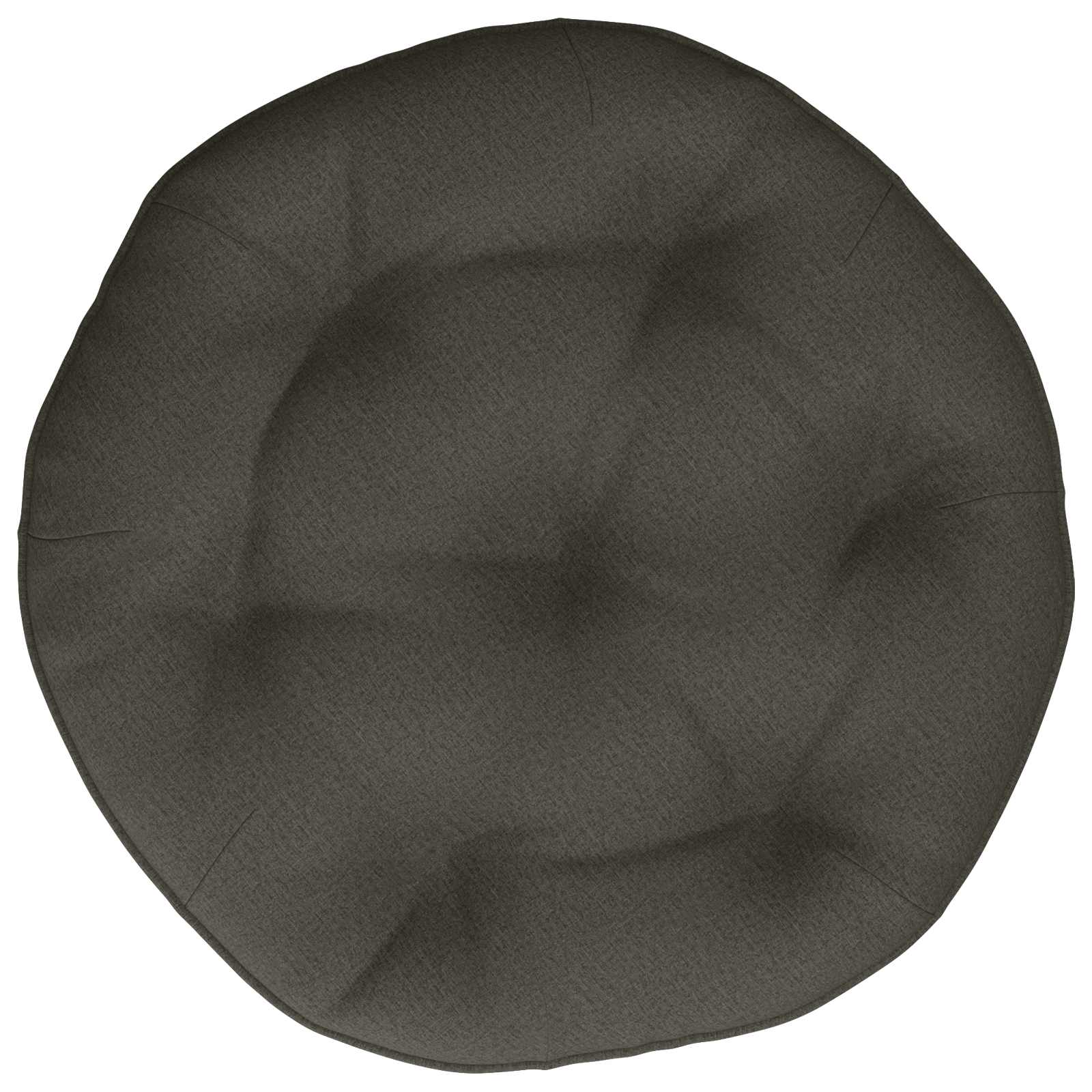 Hangstoel Kussen VIANEN 100% Polyester Antraciet Ø 45 x 10 cm image 2