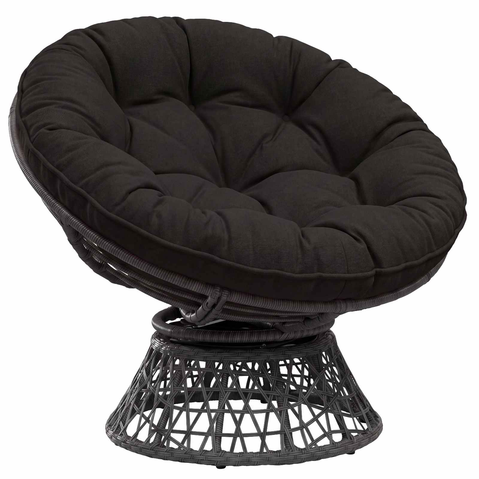 Hangstoel Kussen VIANEN 100% Polyester Zwart Ø 40 x 10 cm image 3