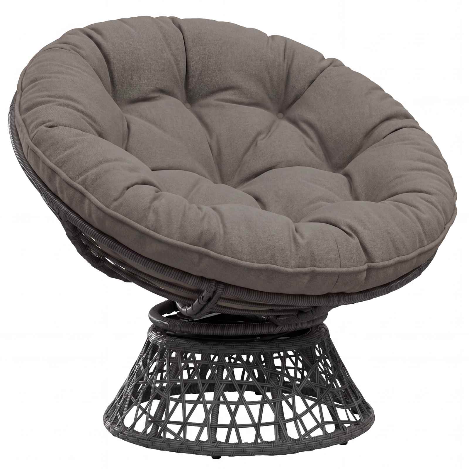 Hangstoel Kussen VIANEN 100% Polyester Grijs Ø 40 x 10 cm image 3