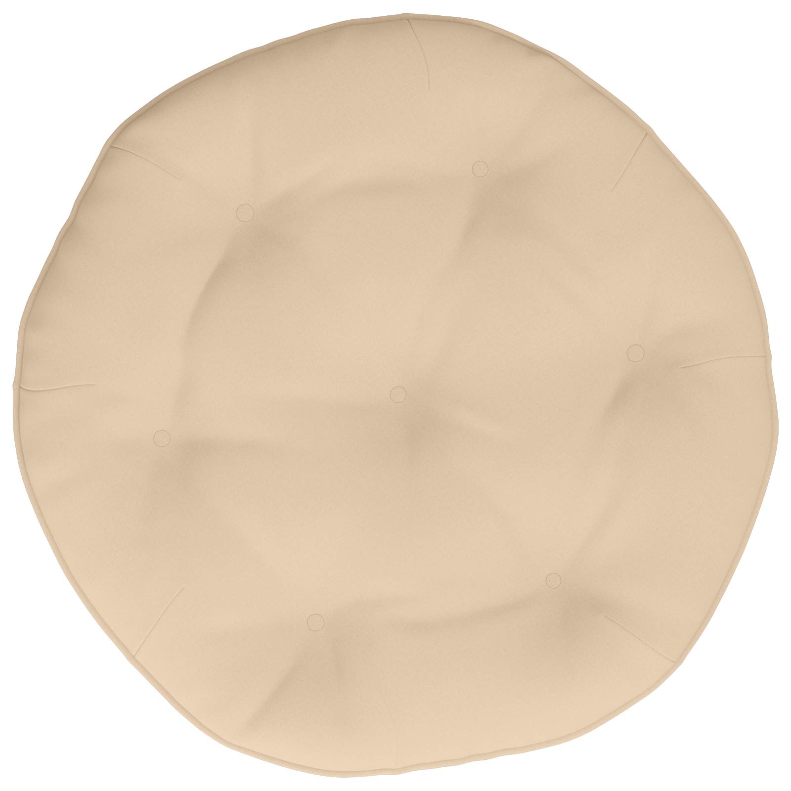 Blazina za viseči stol VIANEN 100% poliester Krem Ø 40 x 10 cm
