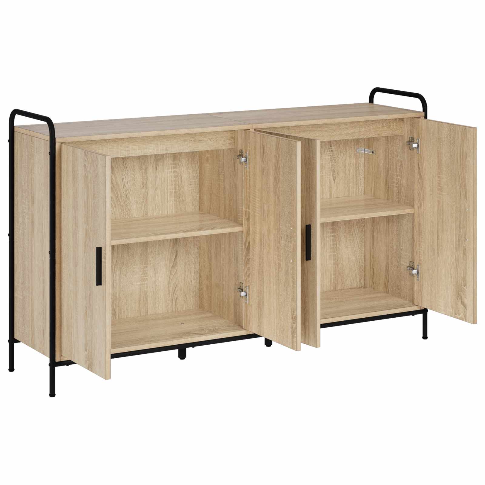 Strani šal Sonoma hrast 97 x 33 x 81 cm Inženirski les