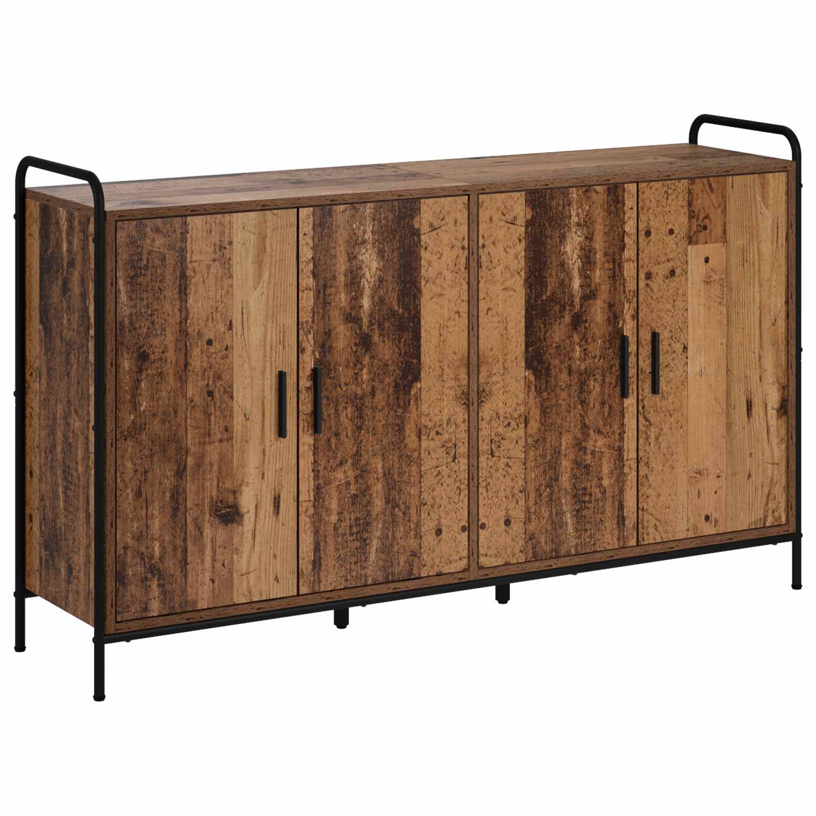 vidaXL Servírovací skříň Staré dřevo 97 x 33 x 81 cm Kompozitní dřevo