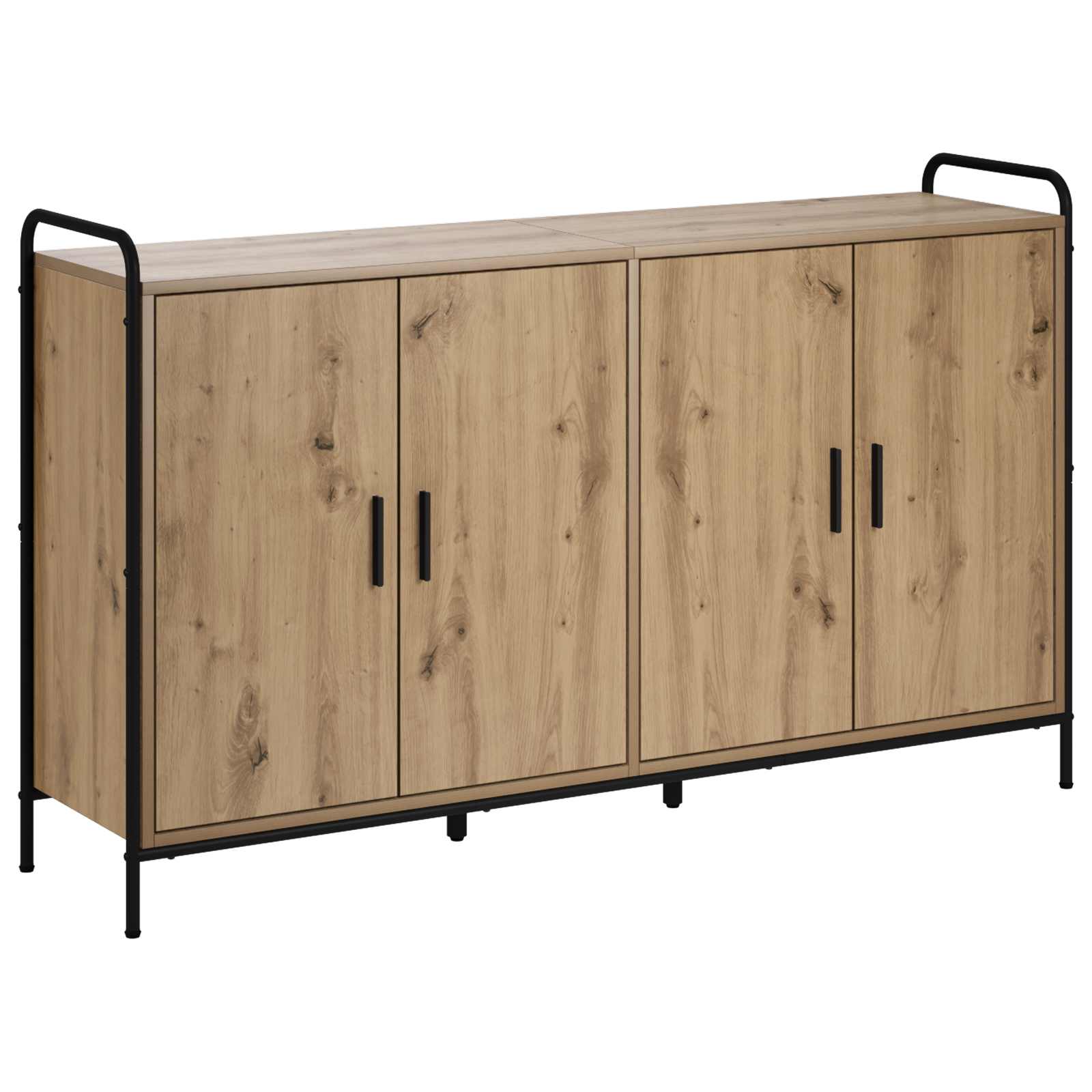 vidaXL Servírovací skříň Dub artisan 97 x 33 x 81 cm Kompozitní dřevo
