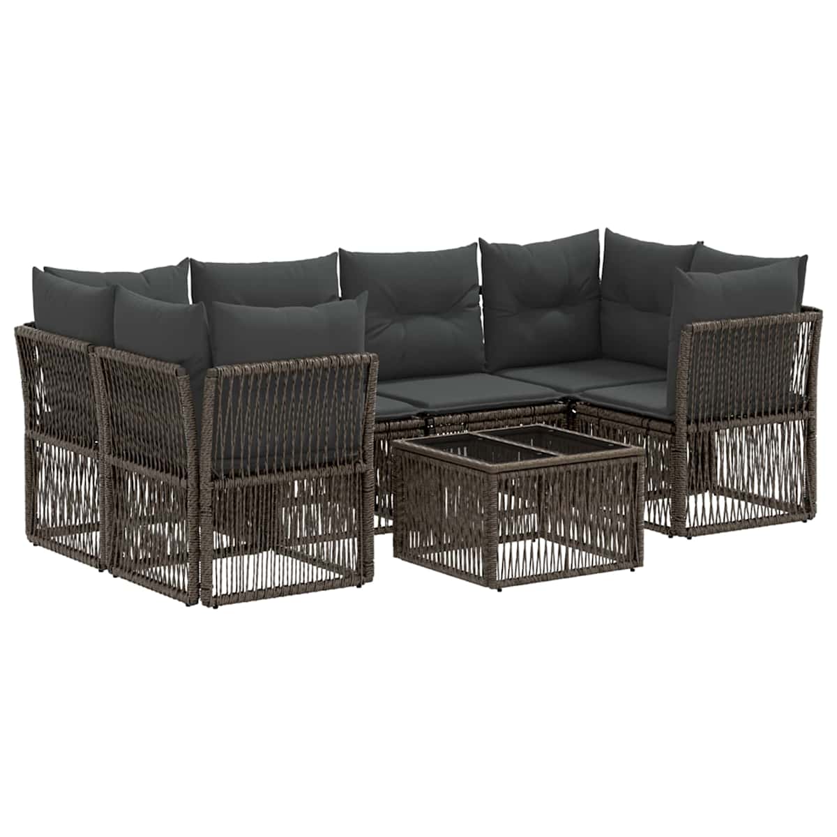 Havesofa Sæt 7 stk. polyrattan - Billede 2