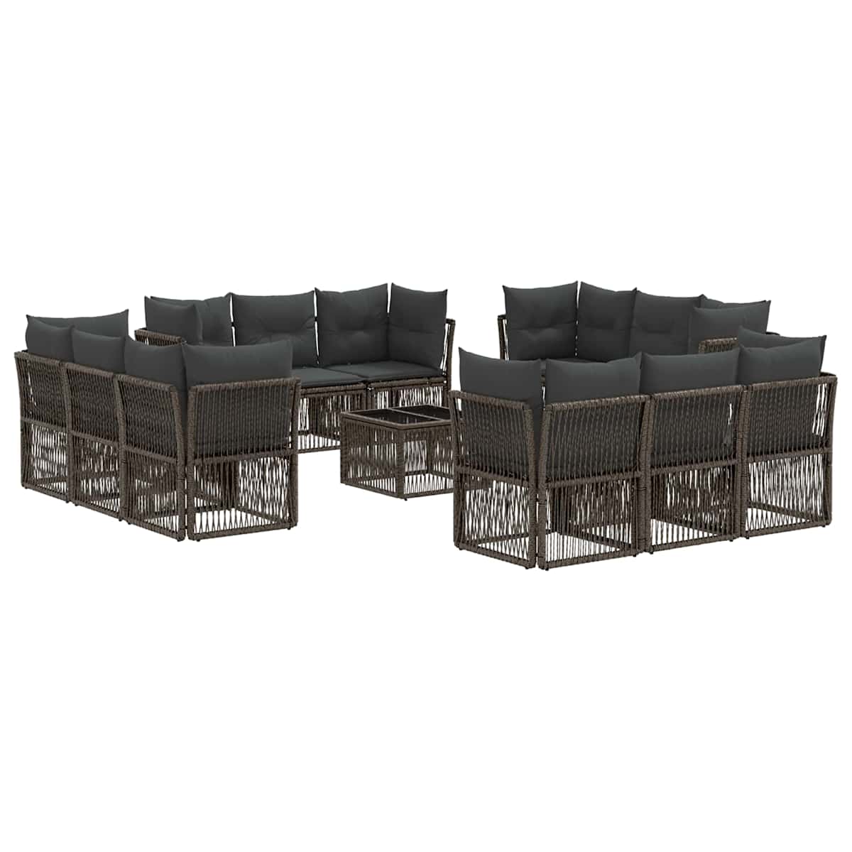 Havesofa Sæt 13 stk. polyrattan - Billede 2