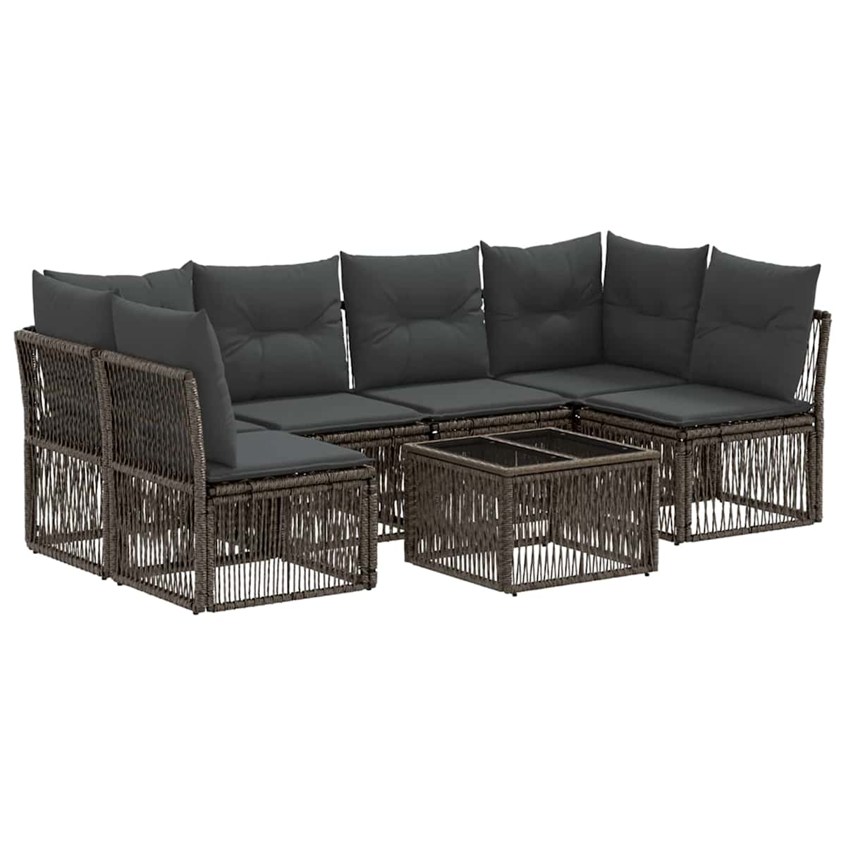 Havesofa Sæt 7 stk. polyrattan - Billede 2
