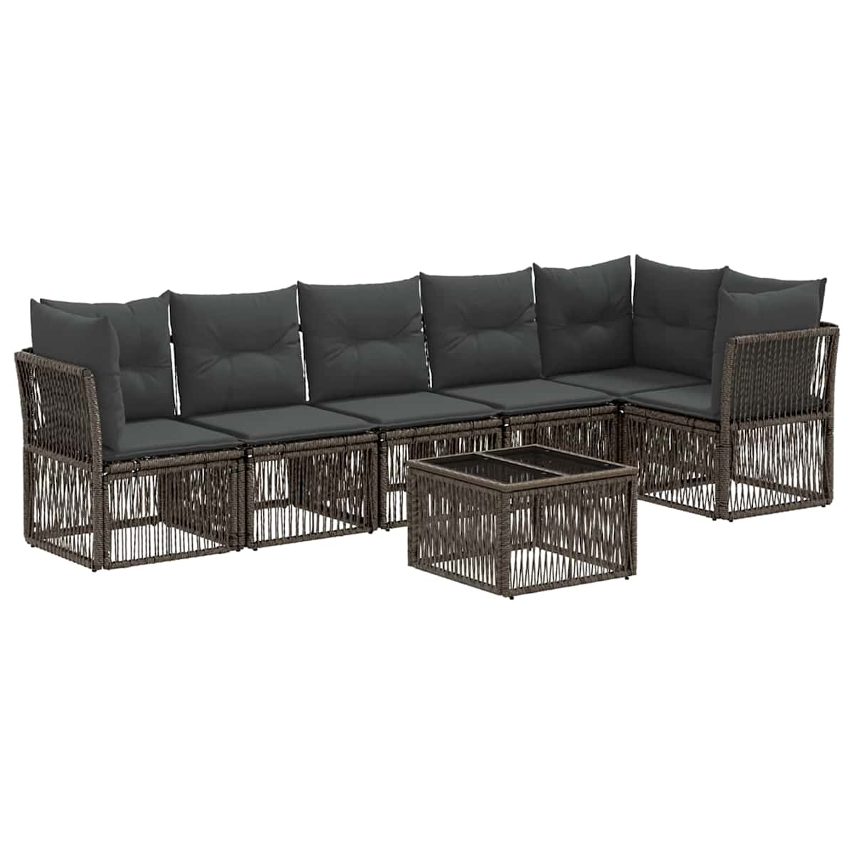 Havesofa Sæt 7 stk. polyrattan - Billede 2