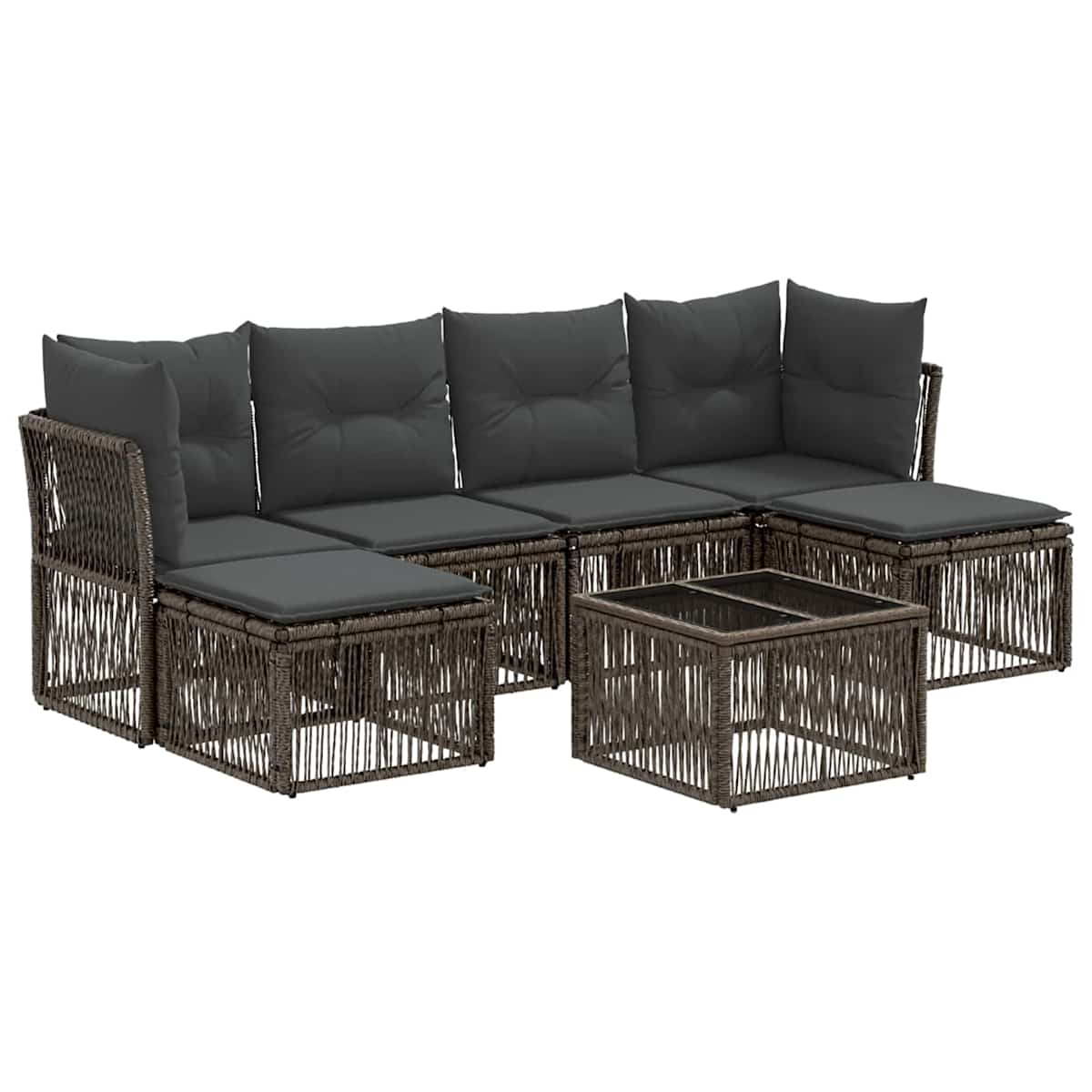 Havesofa Sæt 7 stk. polyrattan - Billede 2