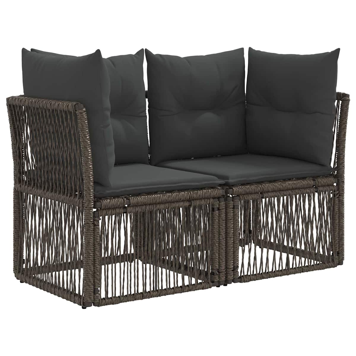 Havesofa Sæt 7 stk. 7-Antal sæder polyrattan - Billede 3