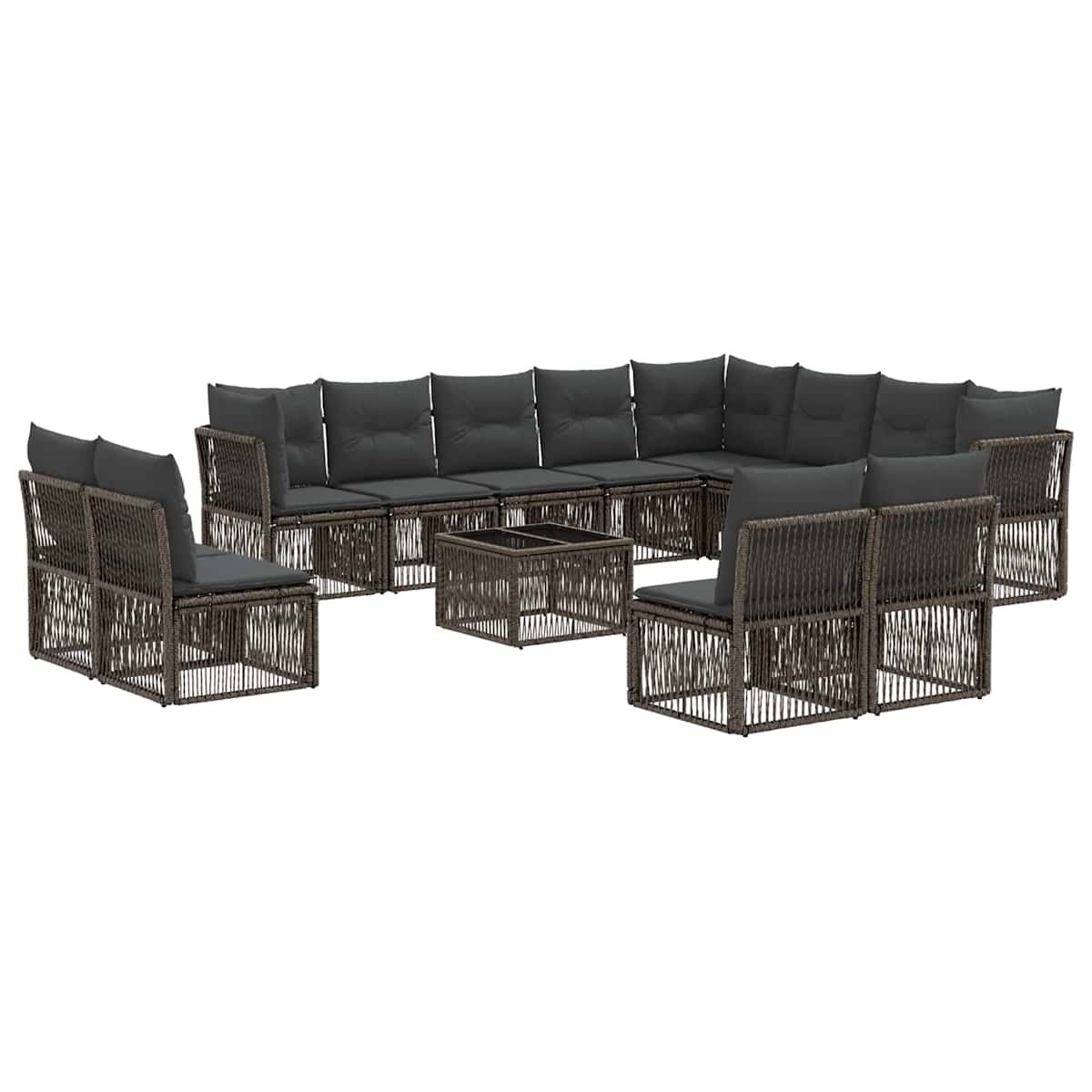 Havesofa Sæt 13 stk. polyrattan - Billede 2