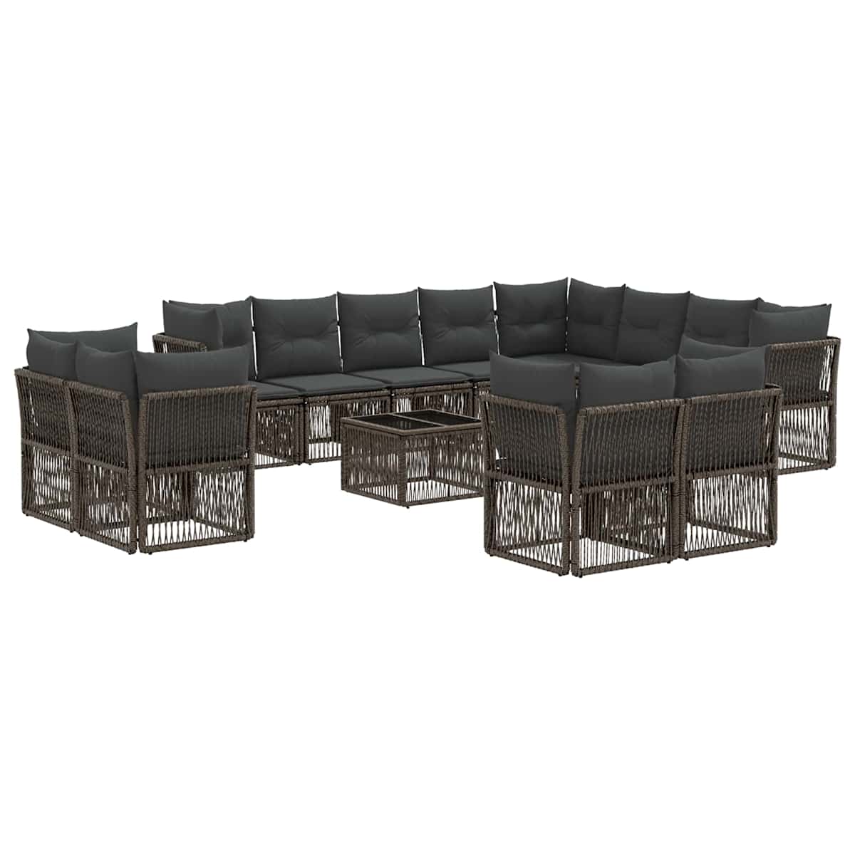 Havesofa Sæt 13 stk. polyrattan - Billede 2