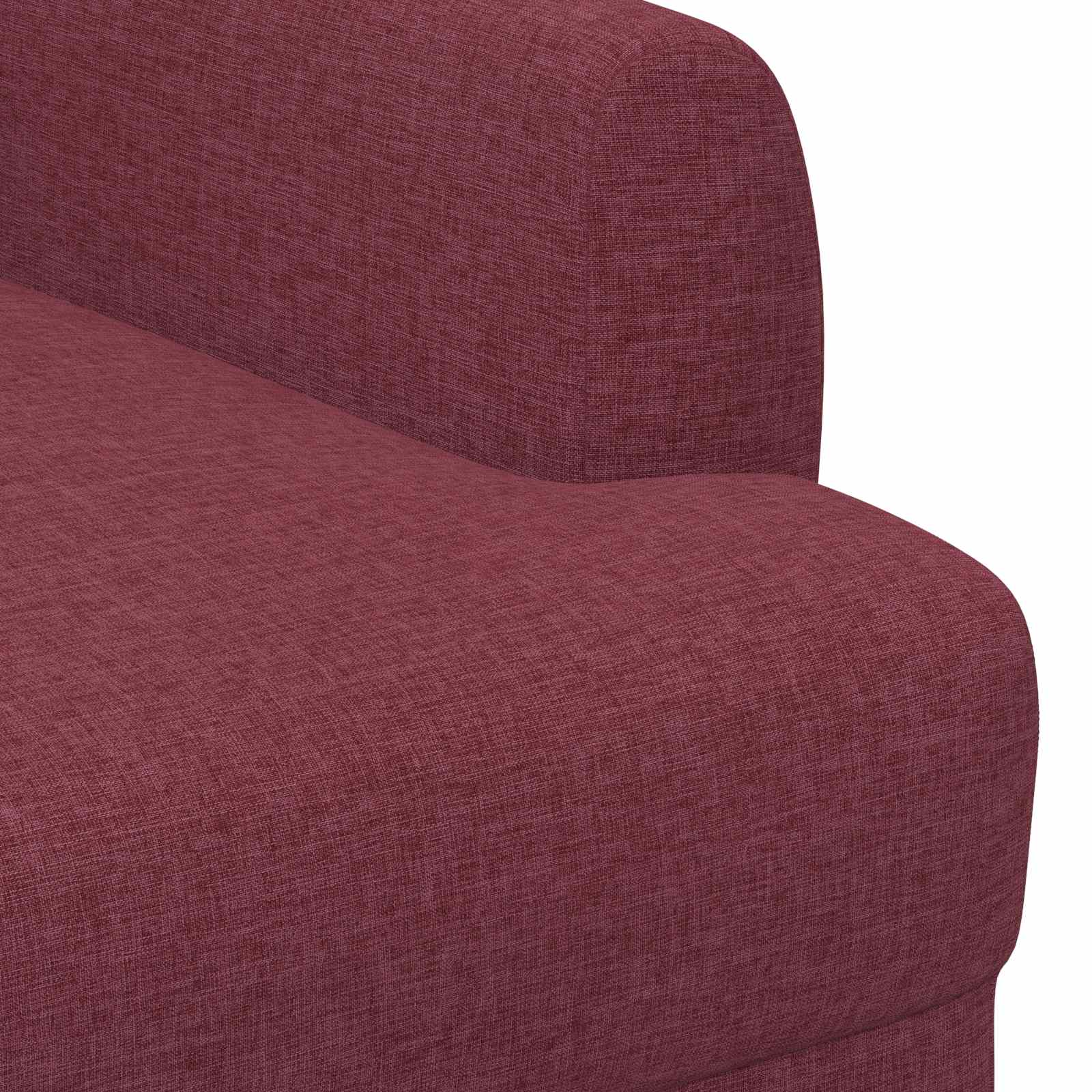 Love seat με κουμπιά Κόκκινο 116 x 67 x 80 εκ. Ύφασμα - Image 6