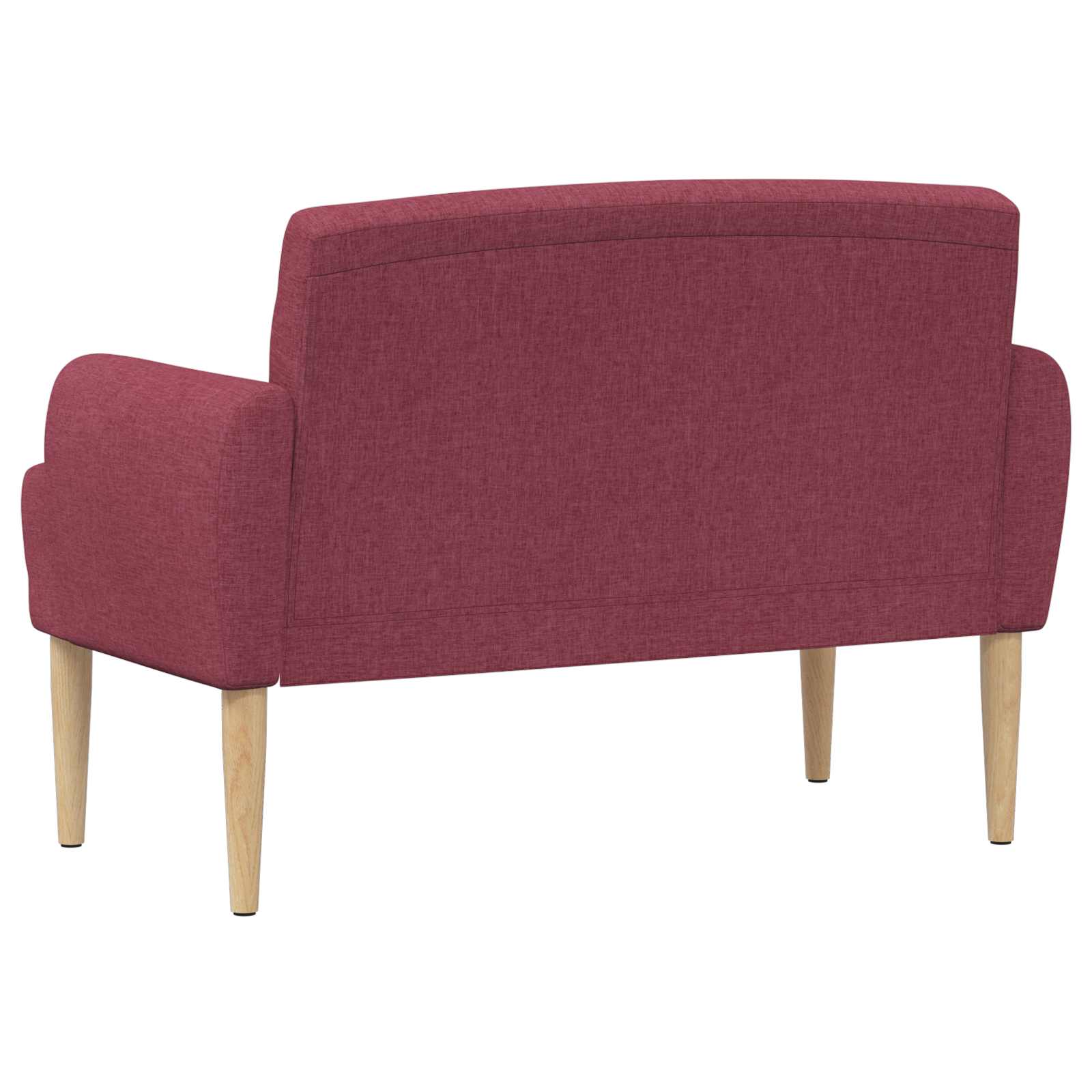 Love seat με κουμπιά Κόκκινο 116 x 67 x 80 εκ. Ύφασμα - Image 5