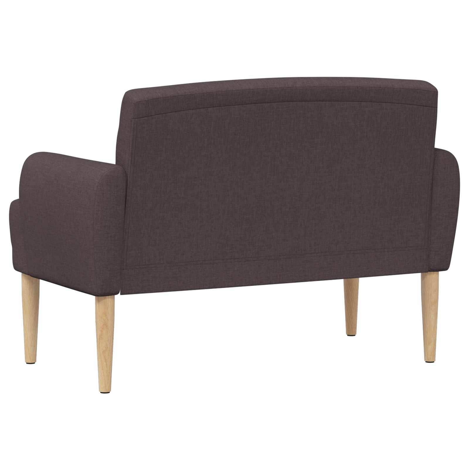 Dvojnica s gumbi Temno rjava 116 x 67 x 80 cm Blago - slika 5