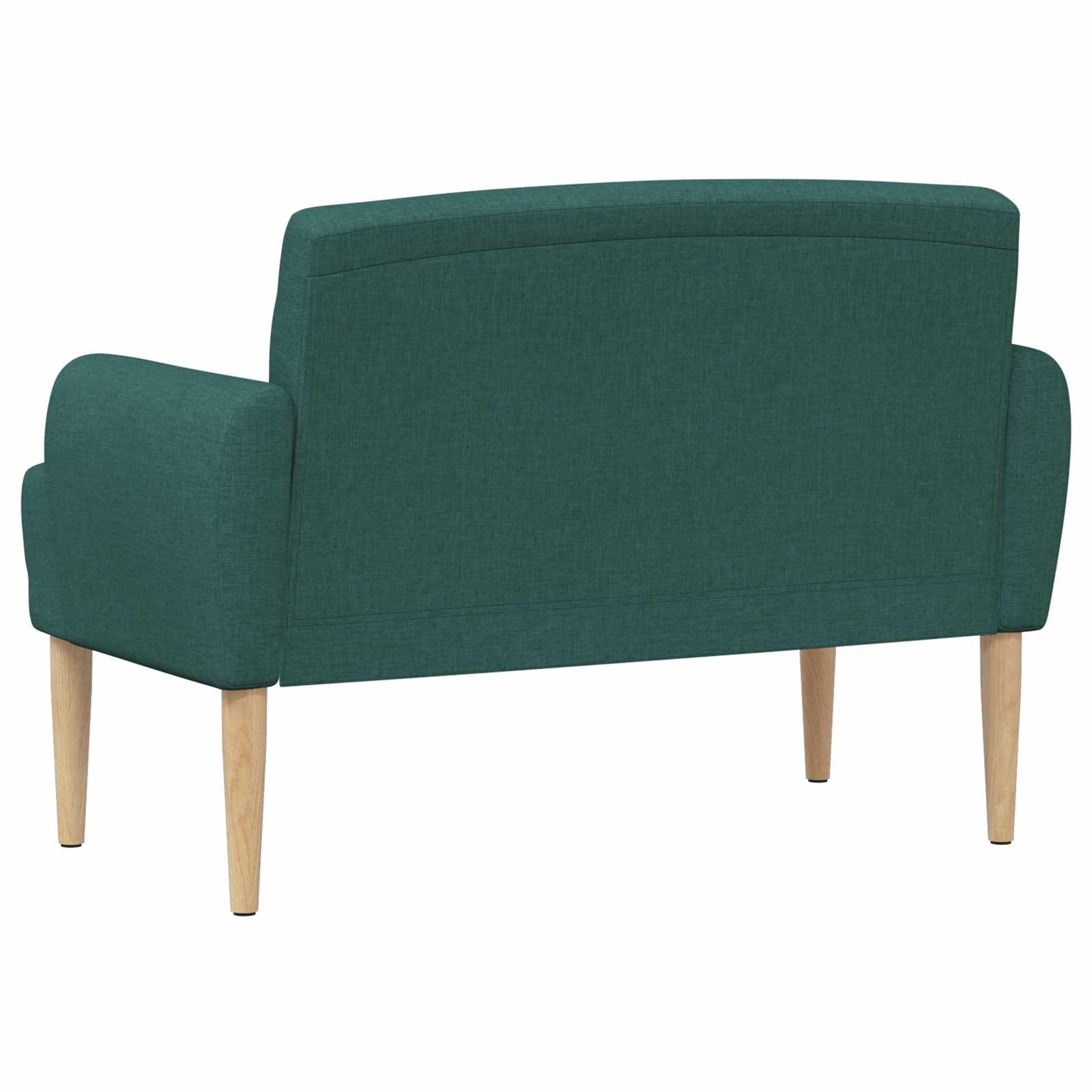 vidaXL Dvojnica s gumbi Temno zelena 116 x 67 x 80 cm Blago - slika 5