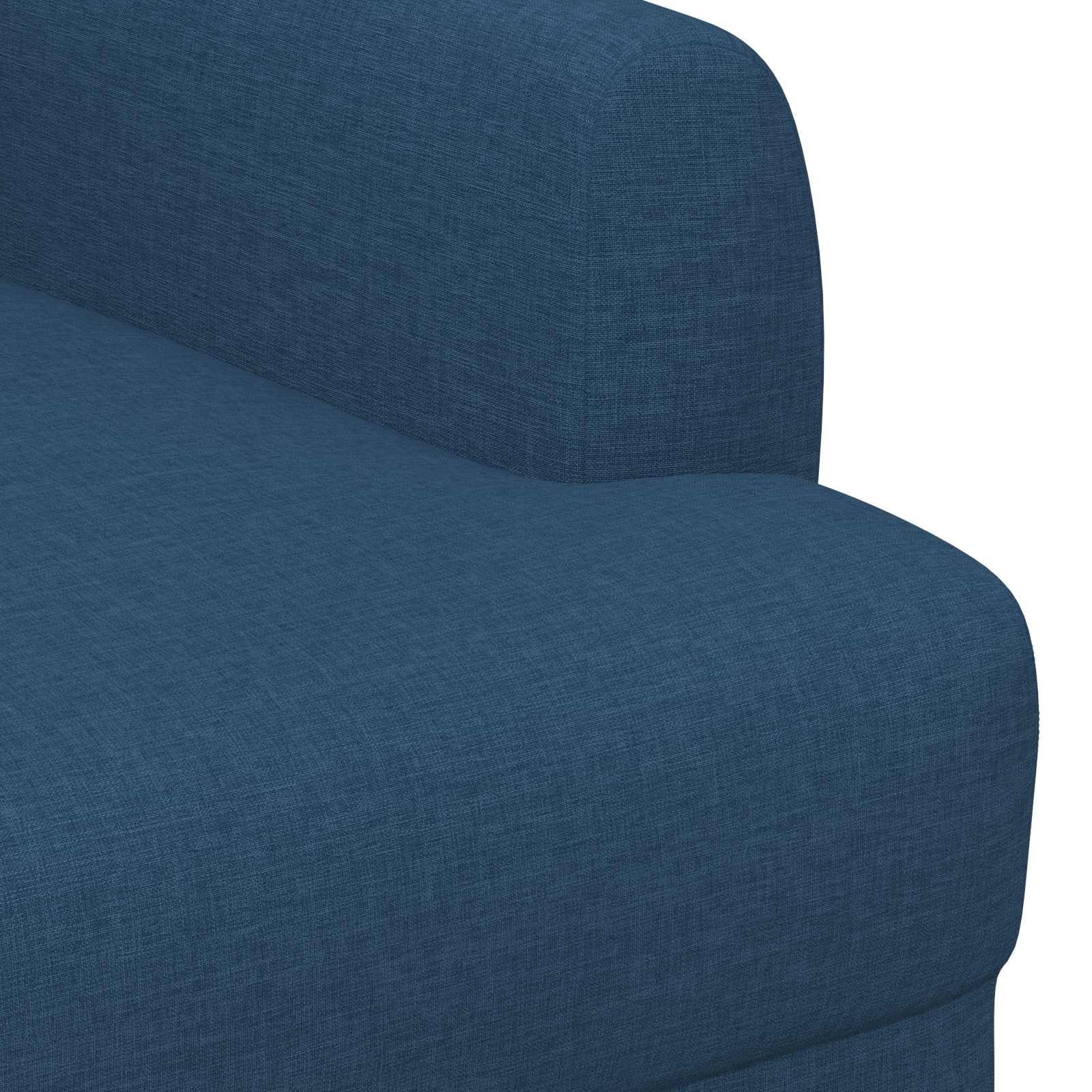 Dvojnica s gumbi Modra 116 x 67 x 80 cm Blago - slika 6