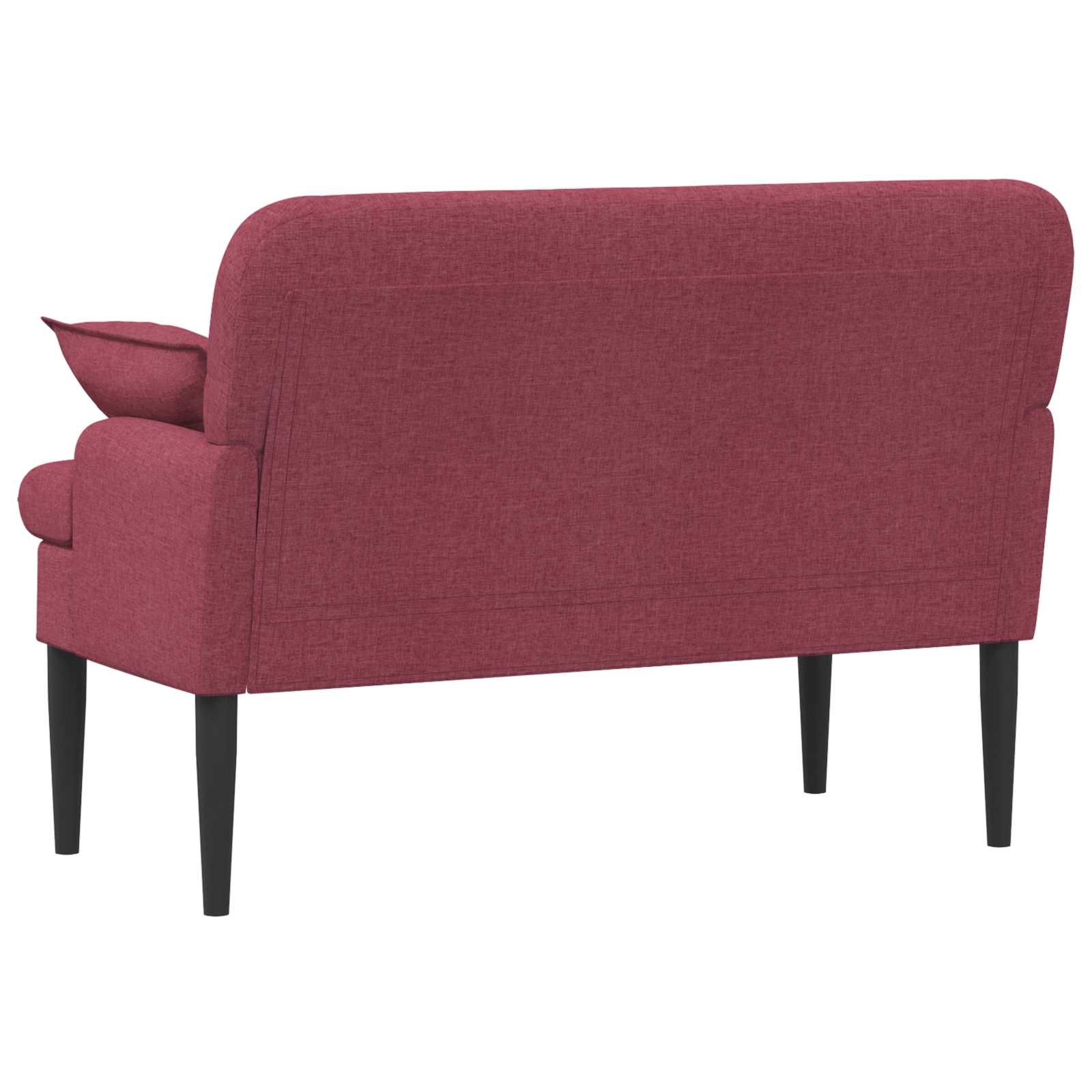 Love seat με κουμπιά Κόκκινο 111 x 68 x 80 εκ. Ύφασμα - Image 5