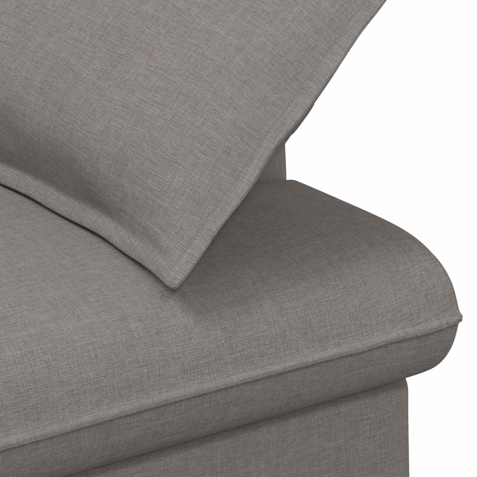Dvojnica s gumbi Taupe 111 x 68 x 80 cm Blago - slika 6
