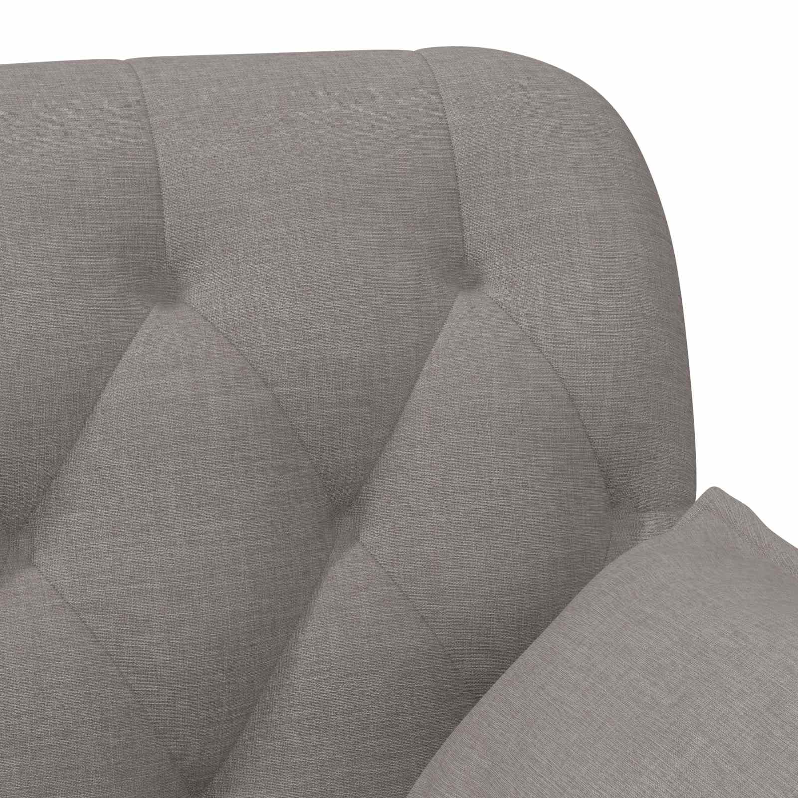 Dvojnica s gumbi Taupe 111 x 68 x 80 cm Blago - slika 7