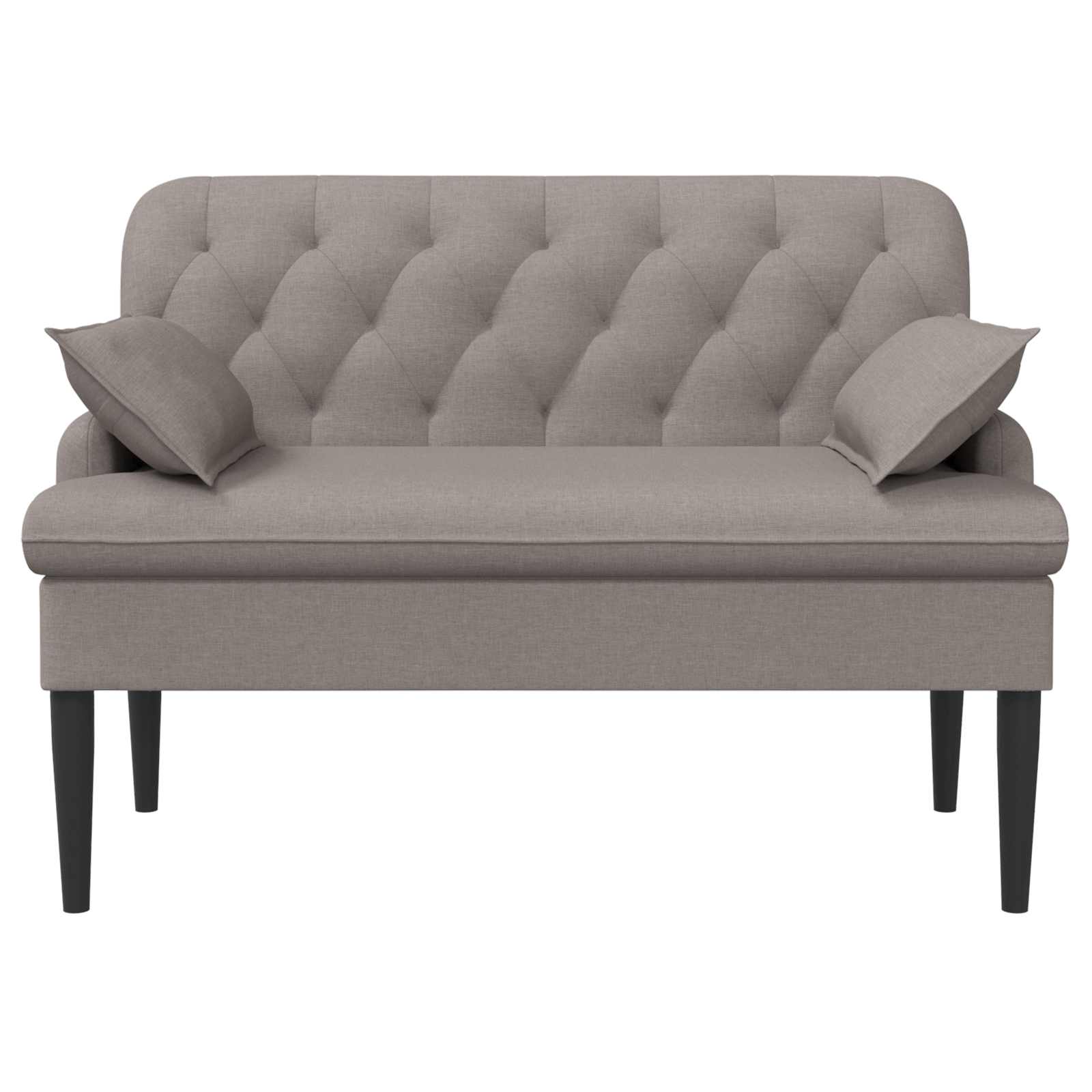Dvojnica s gumbi Taupe 111 x 68 x 80 cm Blago - slika 3