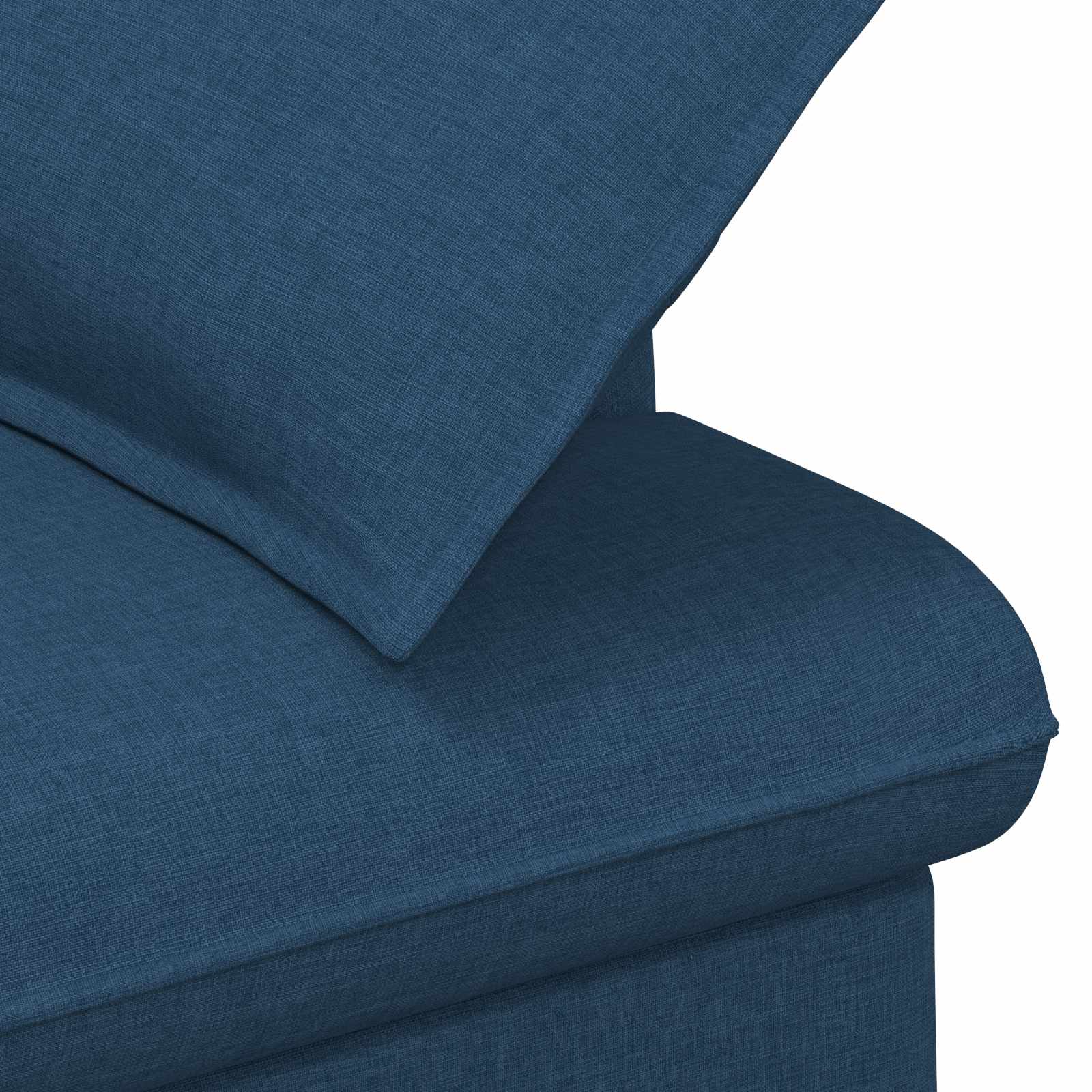 Dvojnica s gumbi Modra 111 x 68 x 80 cm Blago - slika 6