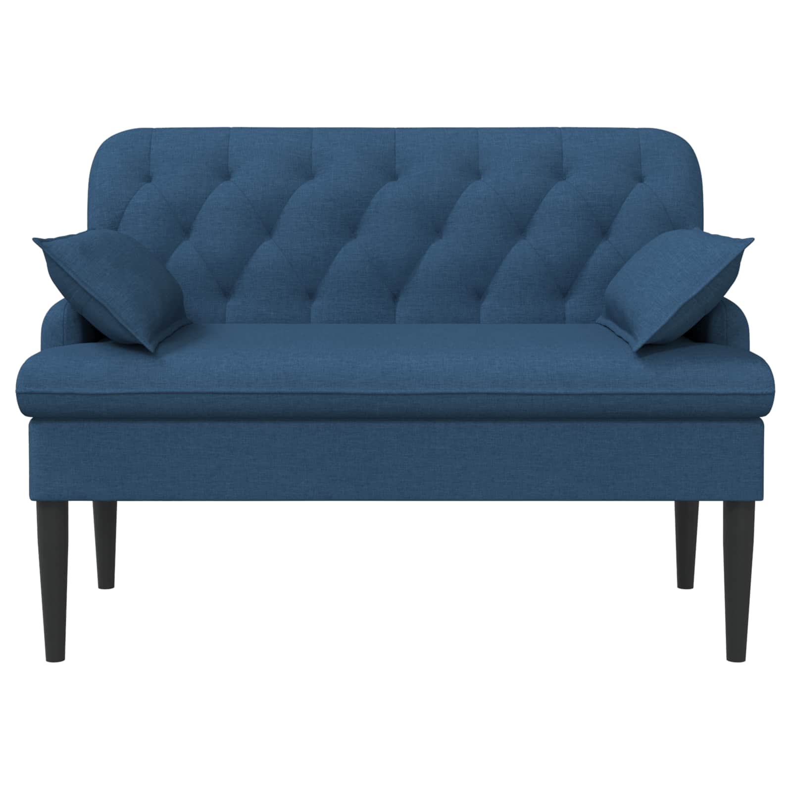 Dvojnica s gumbi Modra 111 x 68 x 80 cm Blago - slika 3