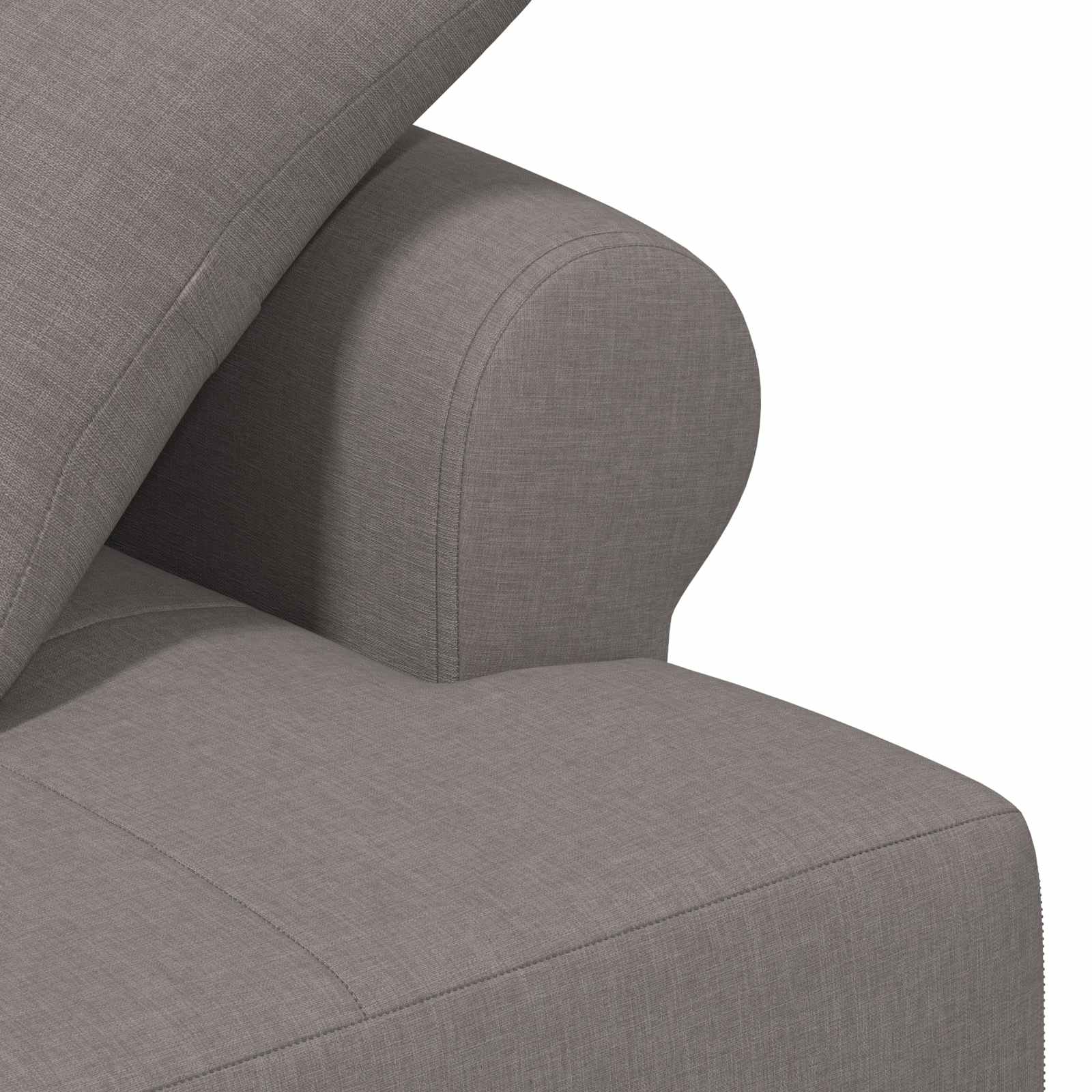 Dvojnica s gumbi Taupe 120 x 65 x 79 cm Blago - slika 6
