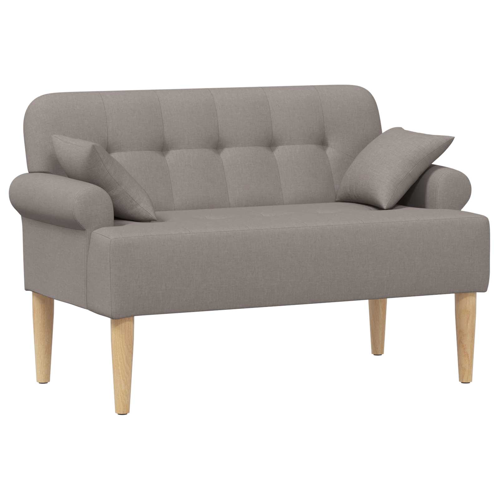 Dvojnica s gumbi Taupe 120 x 65 x 79 cm Blago - slika 2