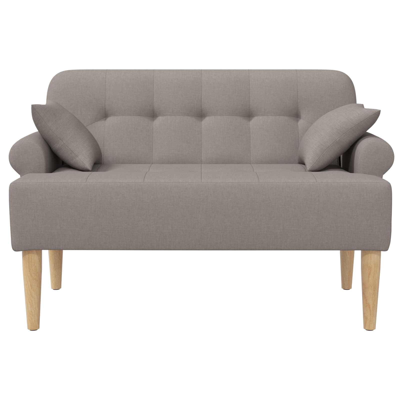 Dvojnica s gumbi Taupe 120 x 65 x 79 cm Blago - slika 3
