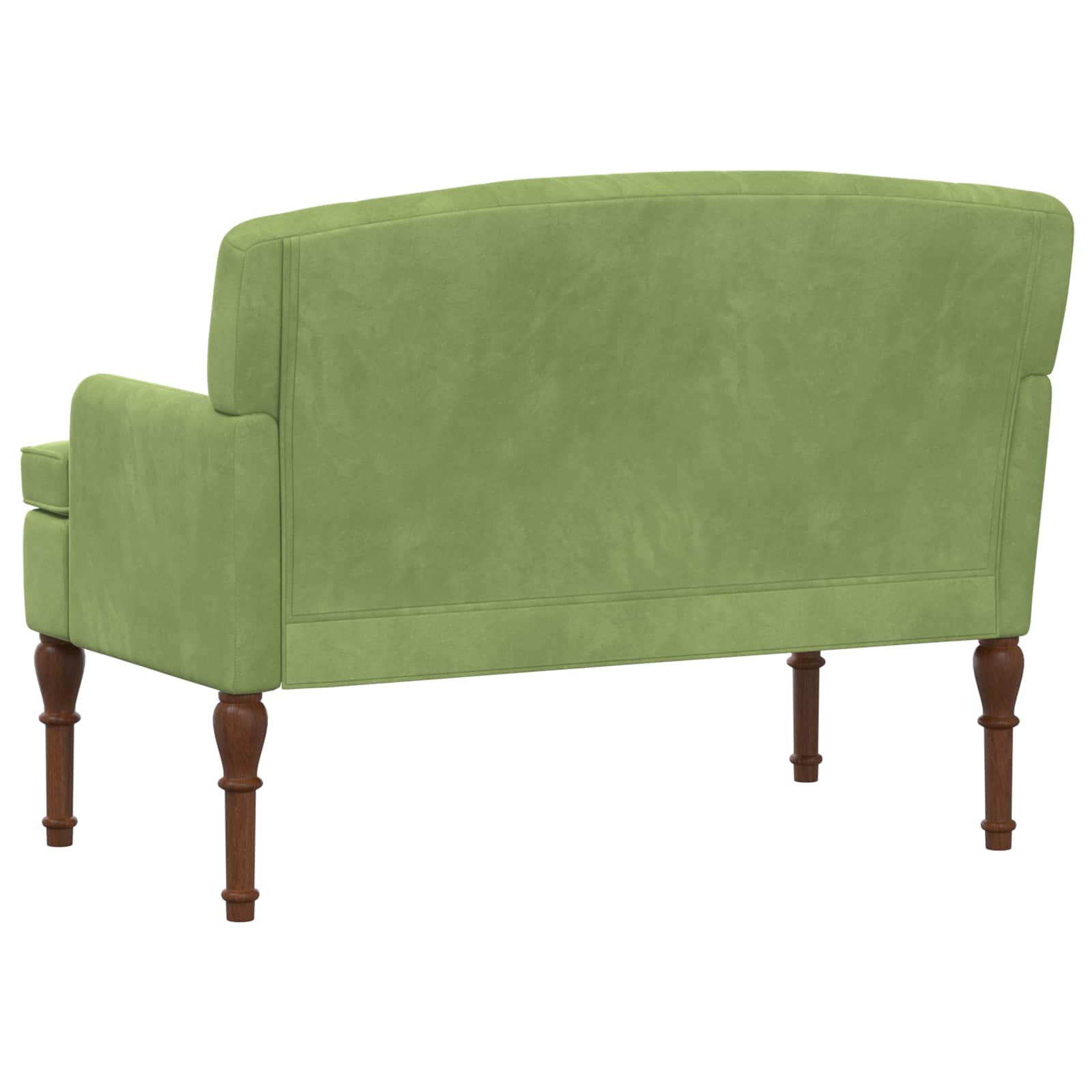 Dvojnica s gumbi Svetlo zelena 111 x 65 x 79 cm Žamet - slika 5