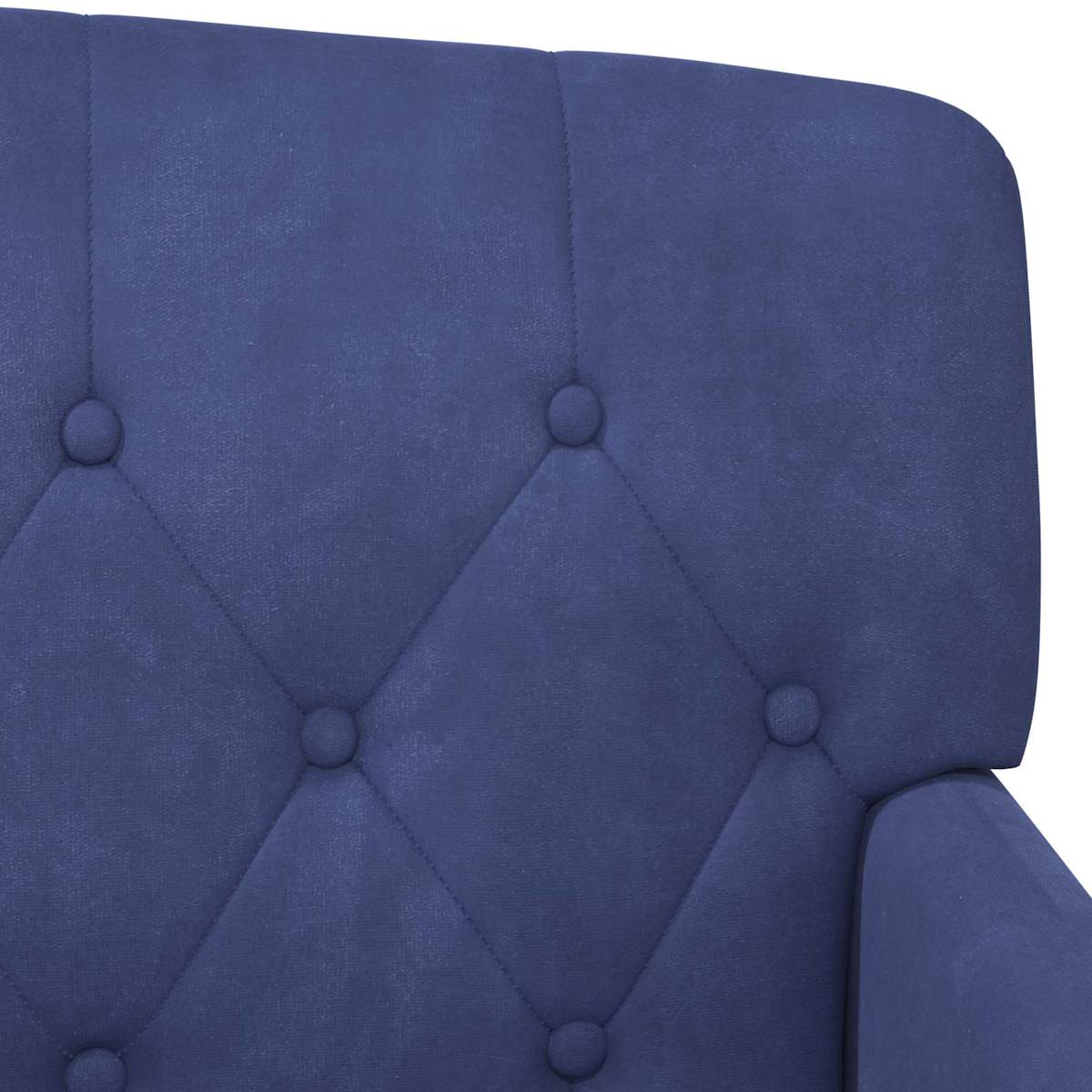 Lænestol med knap tufting 111 x 65 x 79 cm Fløjl - Billede 7