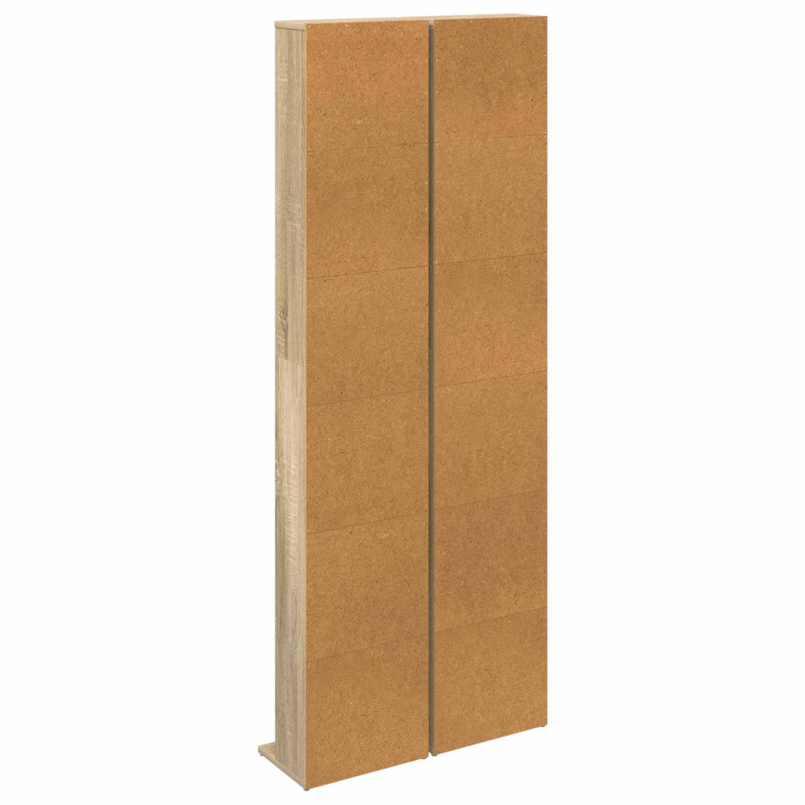 CD-kaappi 2 kpl Sonoma-tammi 33 x 23,5 x 175 cm Tekninen puu - Image 8