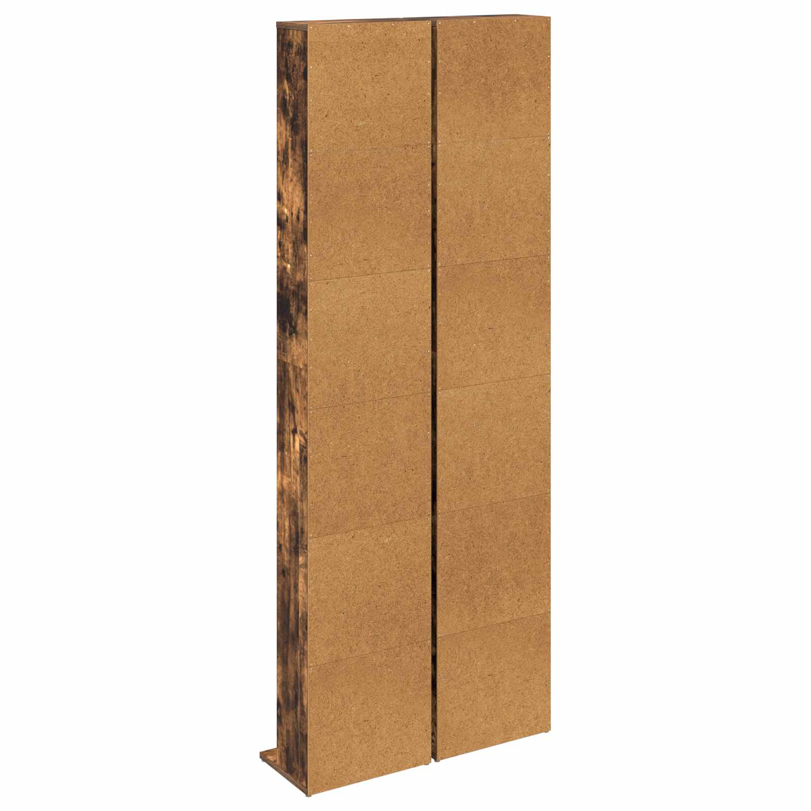 CD-kaappi 2 kpl Savutammi 33 x 23,5 x 175 cm Tekninen puu - Image 8