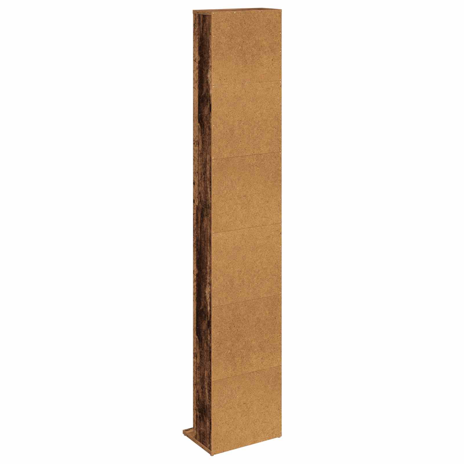 CD-kaappi Vanha puu 33 x 23,5 x 175 cm Tekninen puu - Image 6