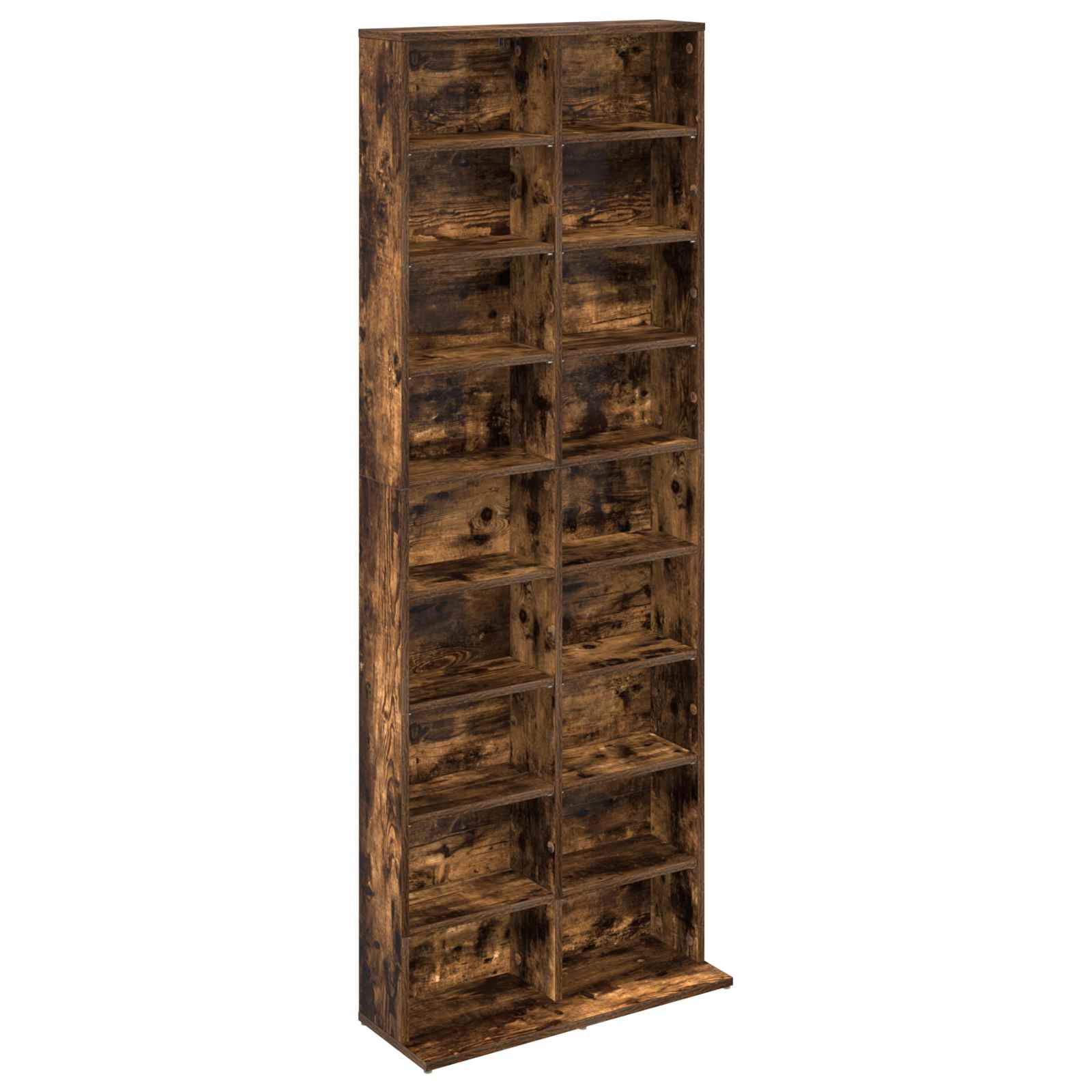 Dulap pentru CD-uri Stejar fumuriu 65 x 23,5 x 175 cm