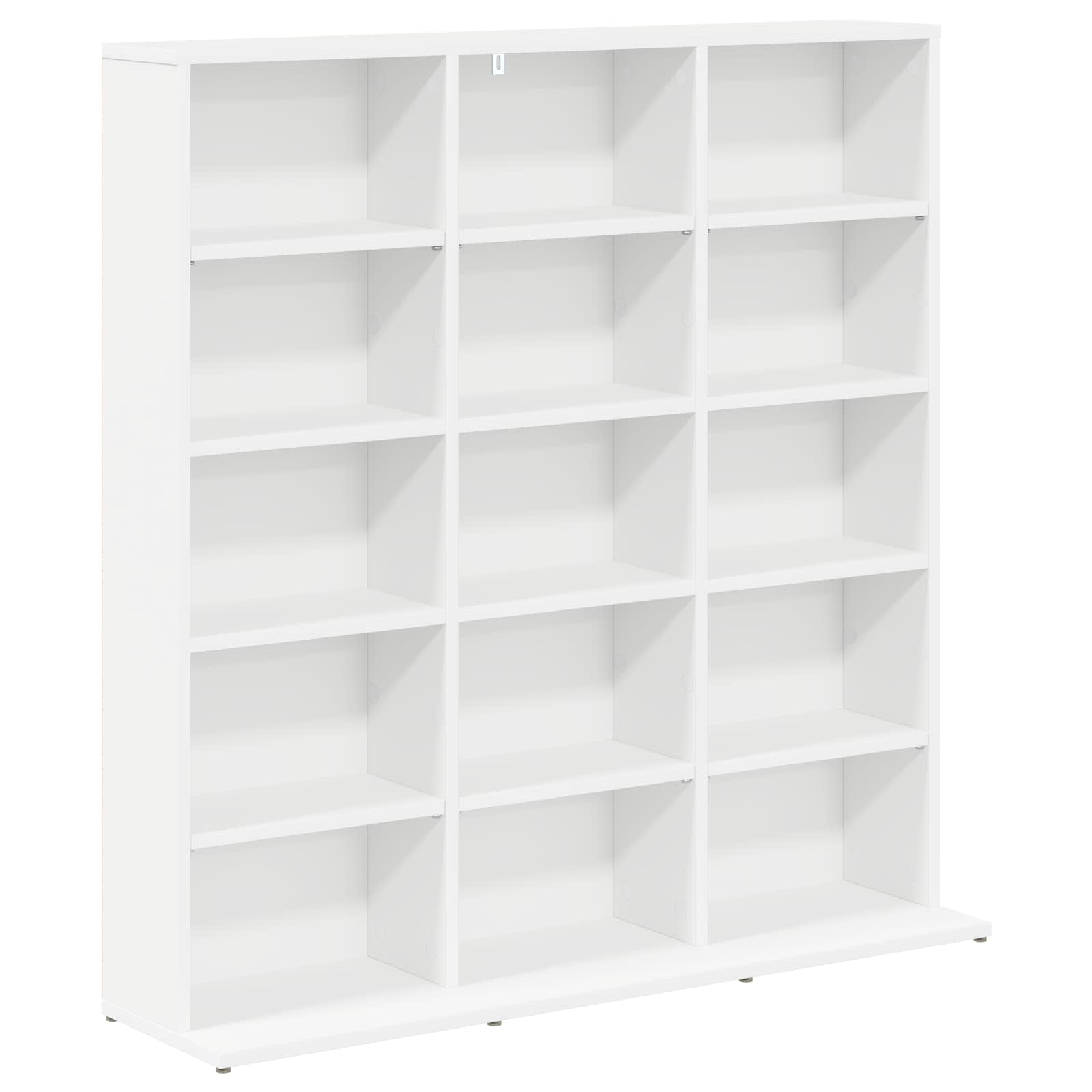 vidaXL CD skříň Bílá 96 x 23,5 x 97,5 cm Kompozitní dřevo