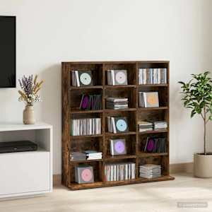CD omara Dimljen hrast 96 x 23,5 x 97,5 cm Inženirski les