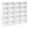 vidaXL CD kapp 2 tk Valge 65 x 23,5 x 97,5 cm Tehispuit