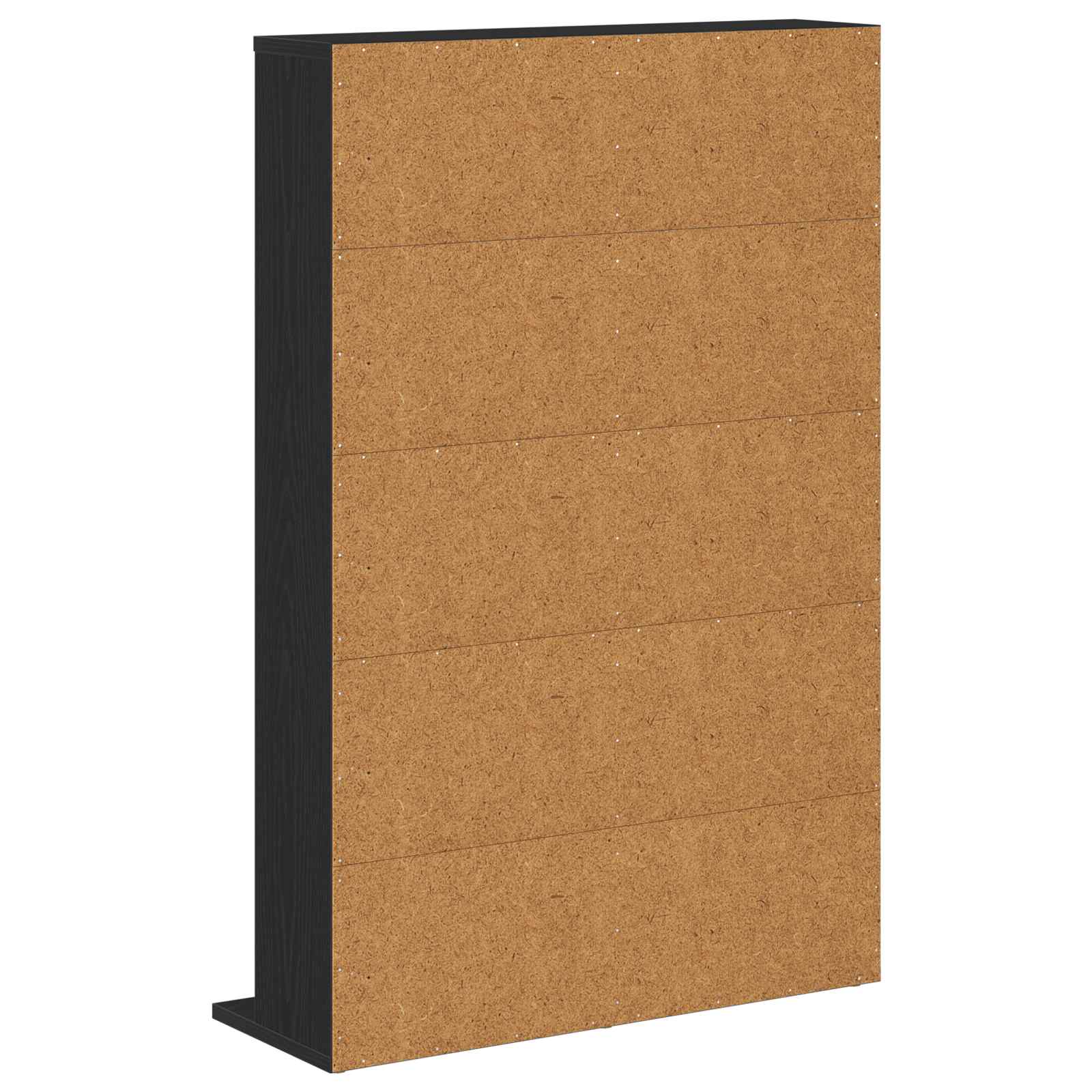 CD-kaappi Musta tammi 65 x 23,5 x 97,5 cm Tekninen puu - Image 6