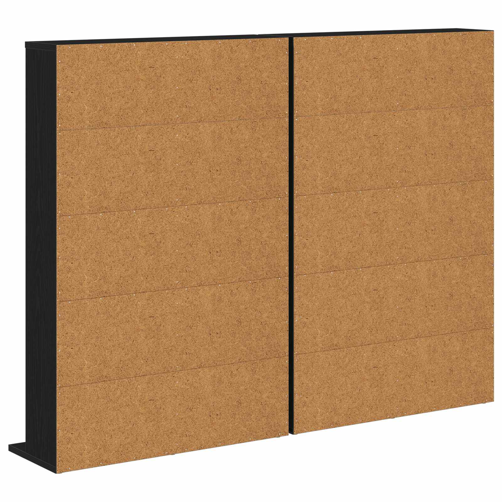 CD-kaappi 2 kpl Musta tammi 65 x 23,5 x 97,5 cm Tekninen puu - Image 8