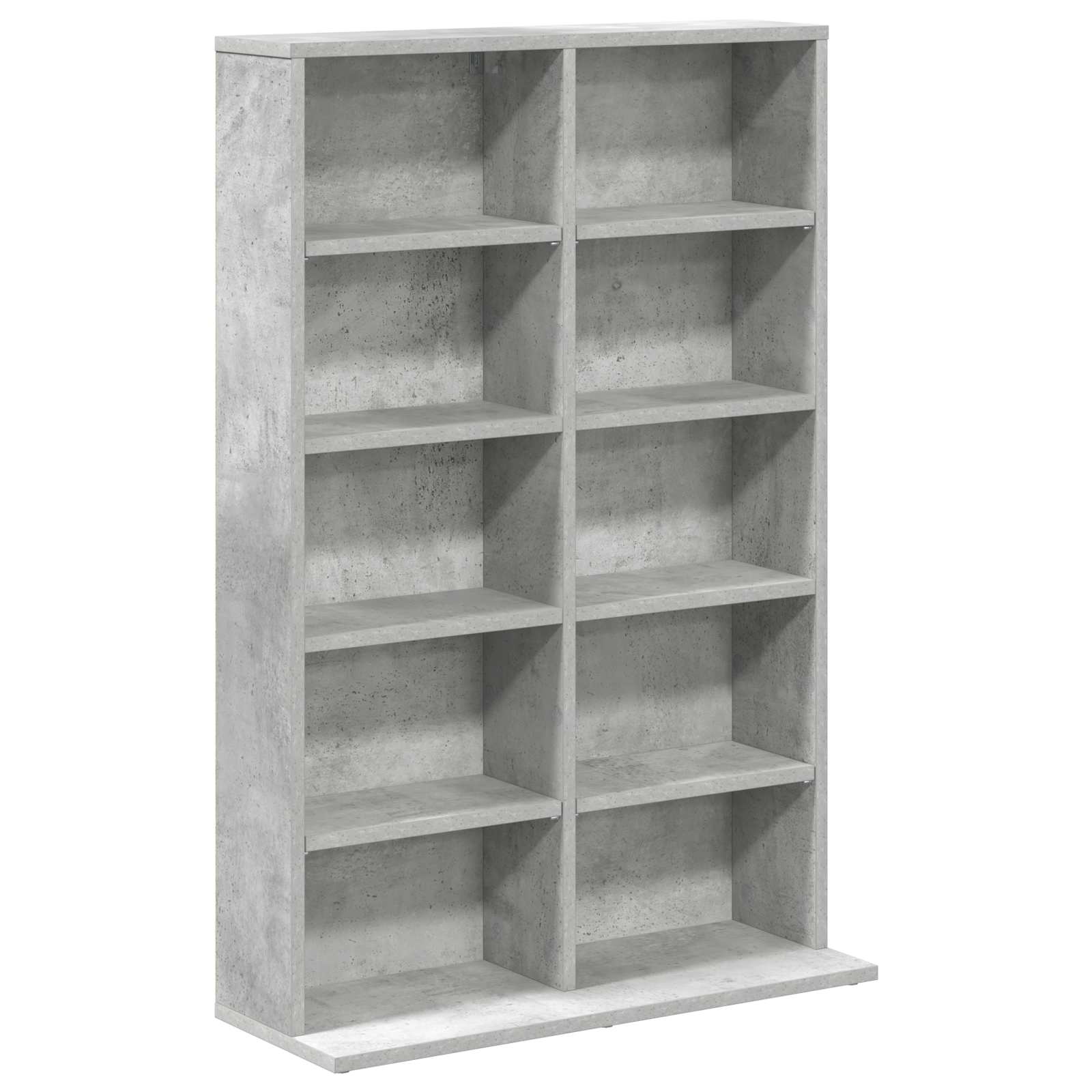 Dulap pentru CD-uri Gri Beton 65 x 23,5 x 97,5 cm