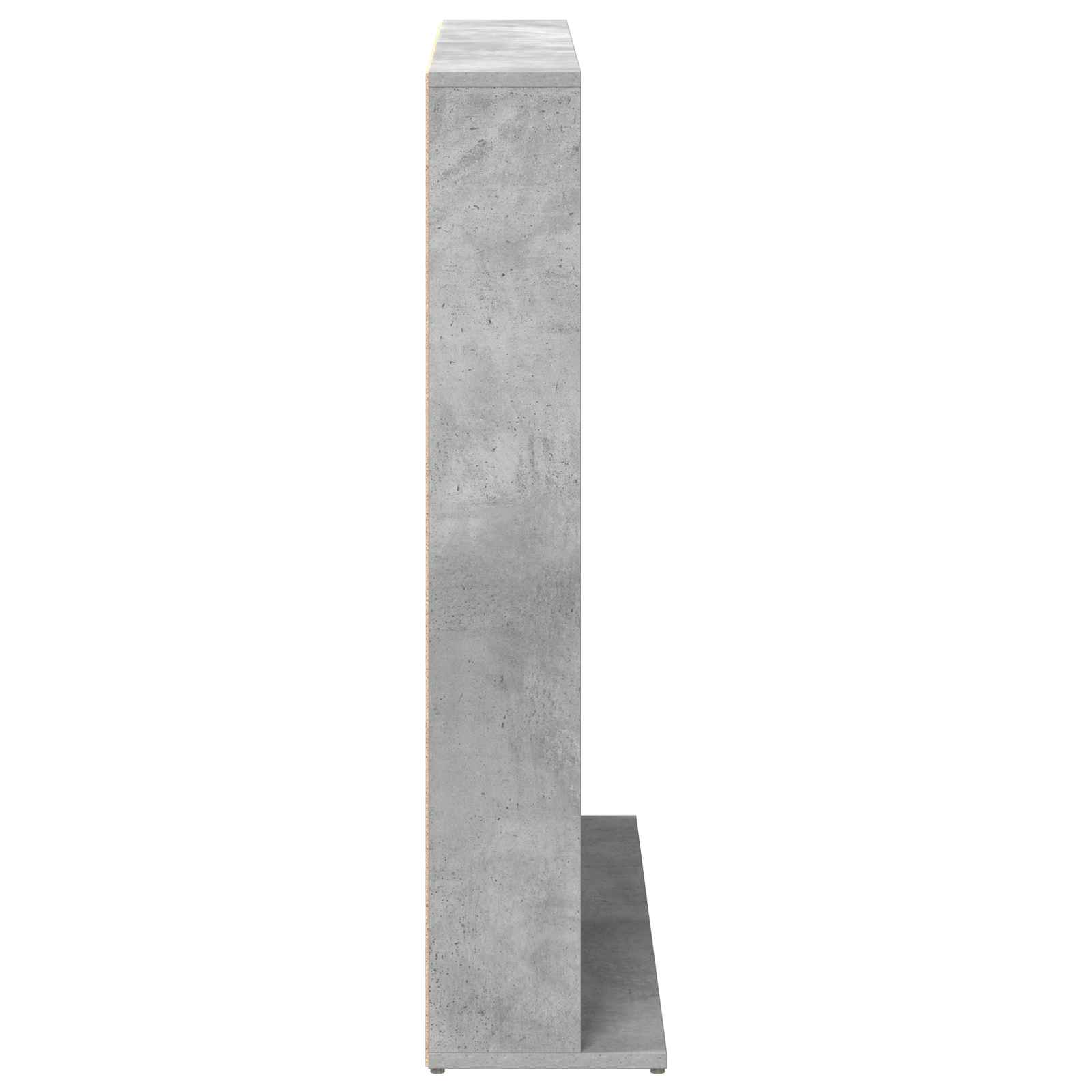 CD-kaappi Betoninharmaa 65 x 23,5 x 97,5 cm Tekninen puu - Image 5