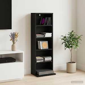 CD omara Črni hrast 33 x 23,5 x 97,5 cm Inženirski les