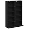 vidaXL CD kapp 2 tk Must tamm 33 x 23,5 x 97,5 cm Tehispuit