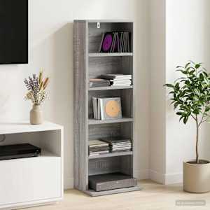 CD omara Siva Sonoma 33 x 23,5 x 97,5 cm Inženirski les