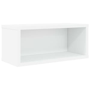 vidaXL CD salvesta rack Valge 40 x 17 x 17 cm Tehispuit