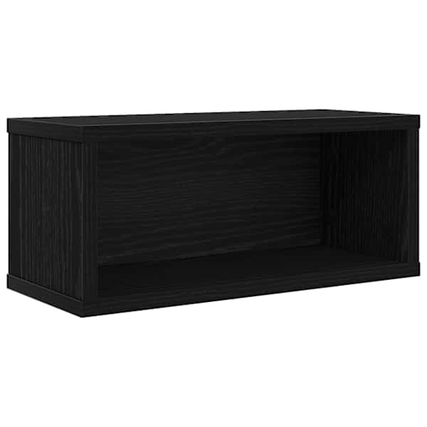 vidaXL CD salvesta rack Must tamm 40 x 17 x 17 cm Tehispuit
