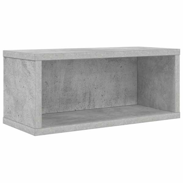 vidaXL CD salvesta rack Betoonhall 40 x 17 x 17 cm Tehispuit