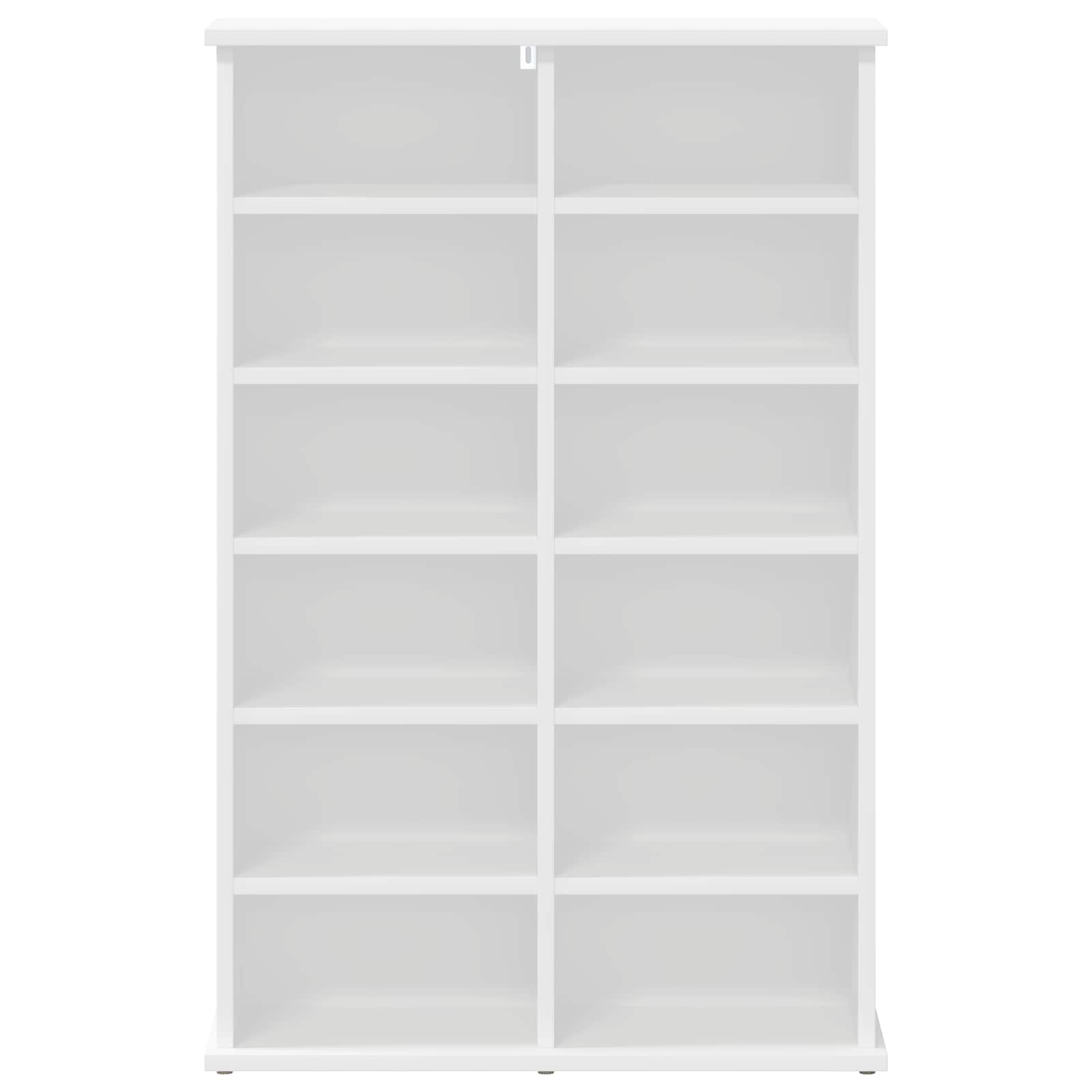 CD omara Bela 60 x 17 x 92 cm Inženirski les - slika 4