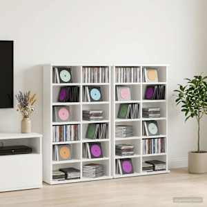 CD omara 2 kos Bela 60 x 17 x 92 cm Inženirski les